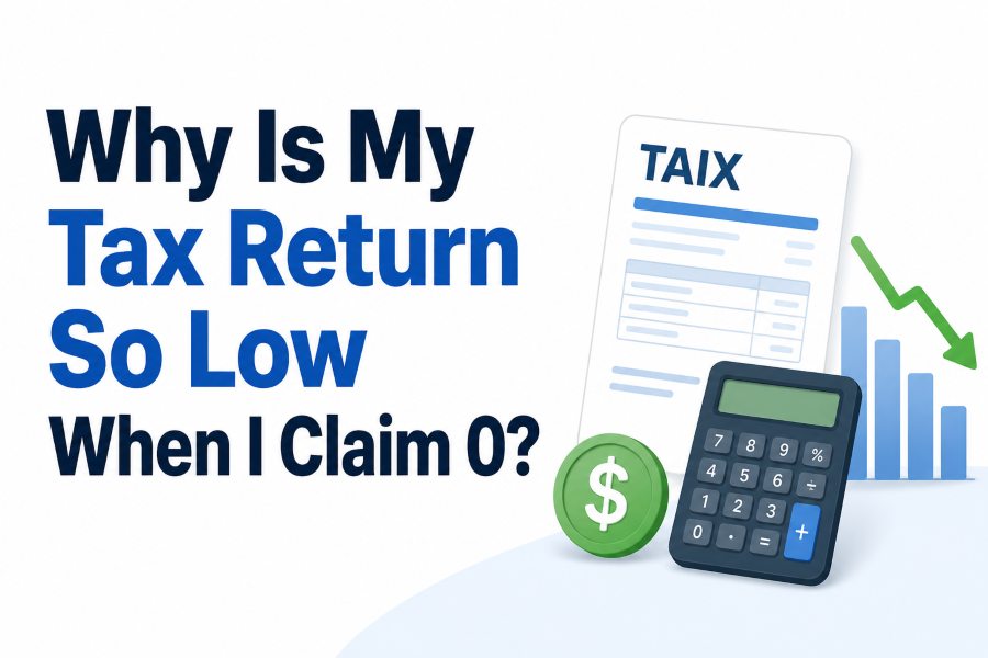 Why Is My Tax Return So Low When I Claim 0